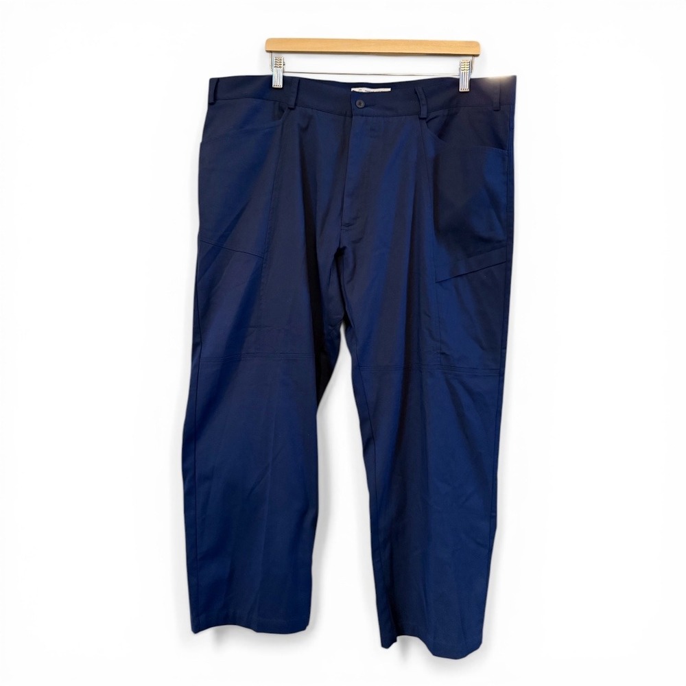 Men's Navy Blue Tilley Wanderer Big &‎ Tall Canada Cotton Blend 42 Casual Pants